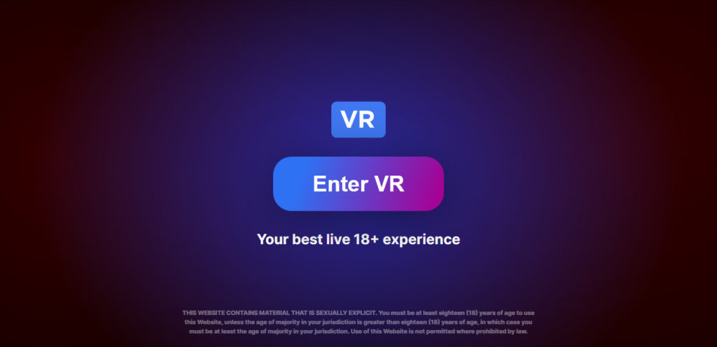 VR вебкам модель глазами зрителя Stripchat