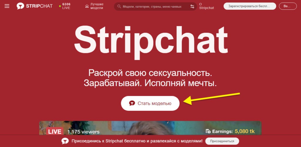 VR вебкам модель регистрация на Stripchat