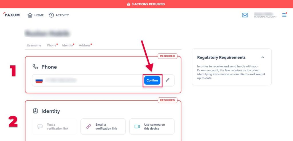 Paxum вывод платежей на кошелёк: верификация