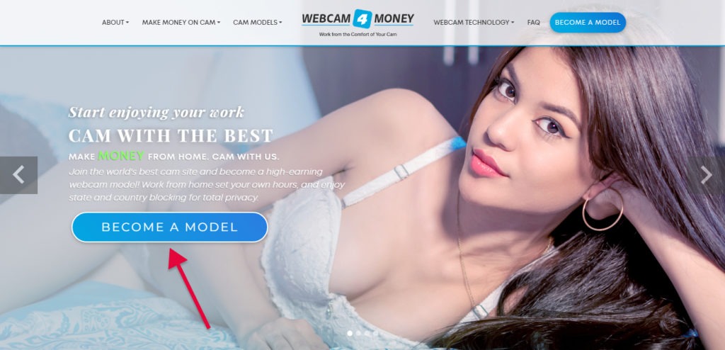 Регистрация студийного аккаунта на Flirt4Free в Model Center